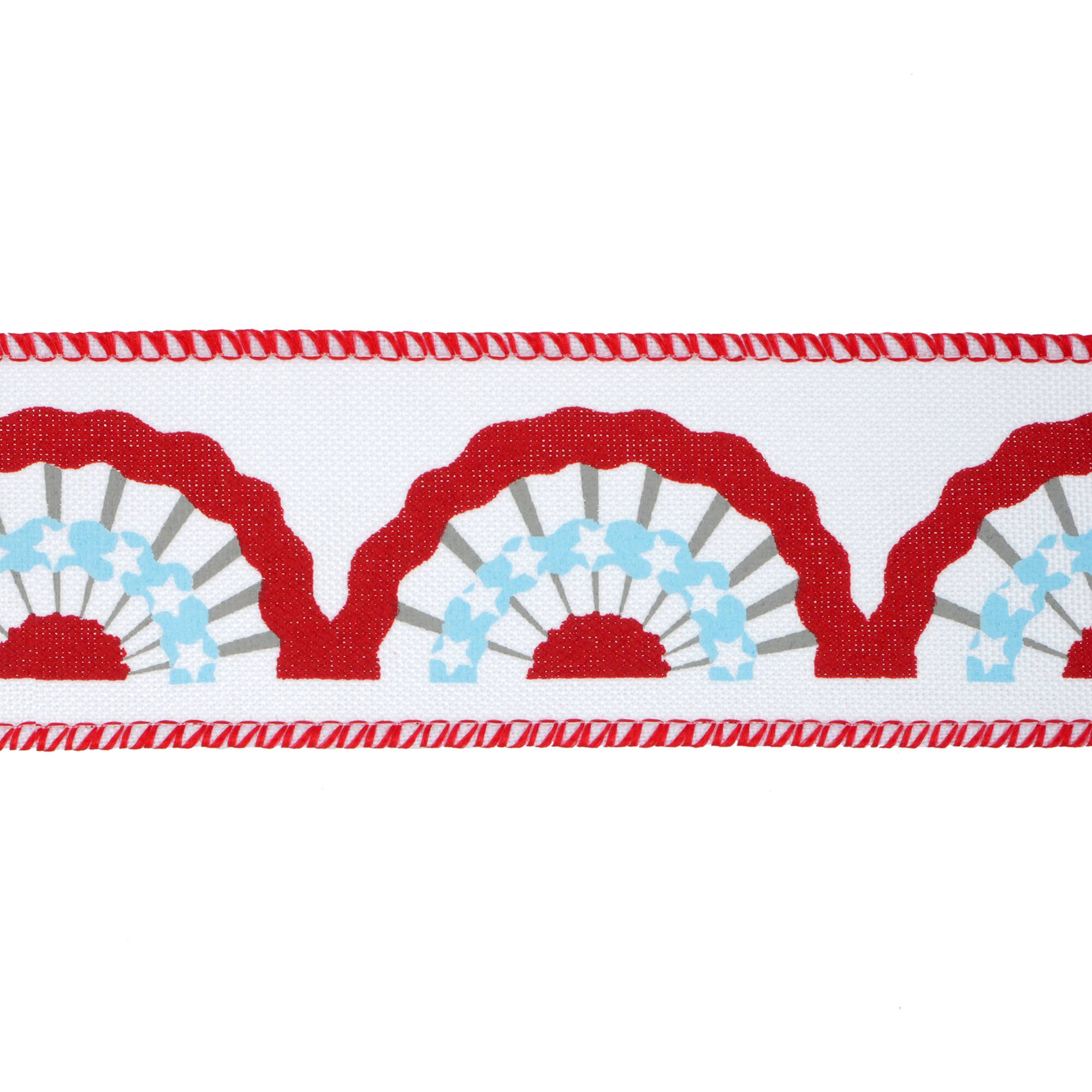 1.5" x 10yd. Red, White & Blue Bunting Wired Ribbon by Celebrate It®